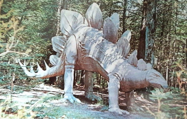 Dinosaur Gardens - Old Post Card View (newer photo)